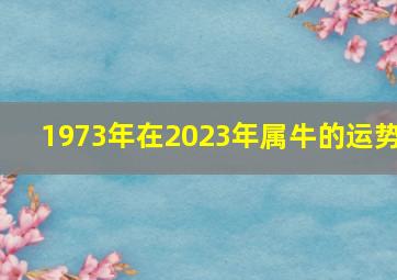 1973年在2023年属牛的运势,50岁1973年出生的属牛女命2023年下半年运气运势