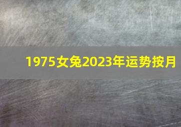 1975女兔2023年运势按月,2023年1975年属兔女运程2023年75年肖兔人事业贵人相助