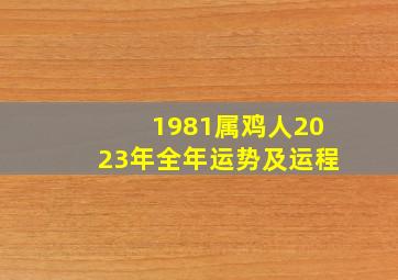 1981属鸡人2023年全年运势及运程,81年属鸡男在2023年的运势和财运如何