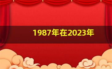 1987年在2023年,1987年属兔2023年犯太岁吗正值太岁时期