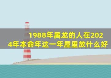 1988年属龙的人在2024年本命年这一年屋里放什么好,88年属龙家里放什么绿植比较好