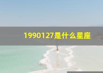 1990127是什么星座,1990127农历是什么星座