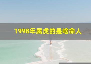 1998年属虎的是啥命人,