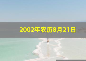 2002年农历8月21日,2002年农历8月21日出生是什么命