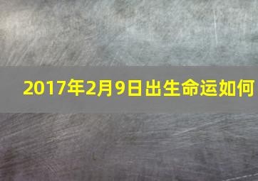 2017年2月9日出生命运如何,1976年2月初9日午时出生的人命运如何