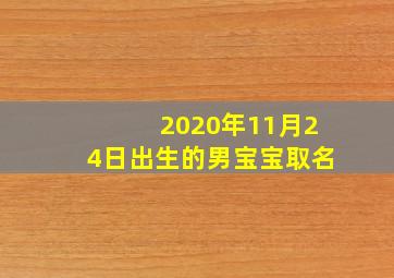 2020年11月24日出生的男宝宝取名,2020年11月24号十月初十出生的女孩是什么命