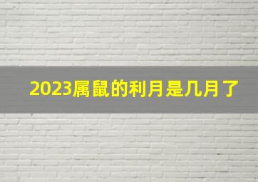 2023属鼠的利月是几月了,2023年属鼠人农历五月结婚黄道吉日查询表