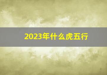 2023年什么虎五行,2023年1月14日北小年出生的虎宝宝好吗怎么样