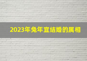 2023年兔年宜结婚的属相,2023年属兔结婚吉日一览表