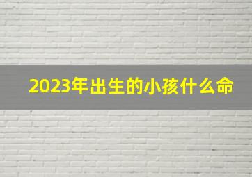 2023年出生的小孩什么命,2023年三月出生的宝宝是什么命正直善良子女孝顺