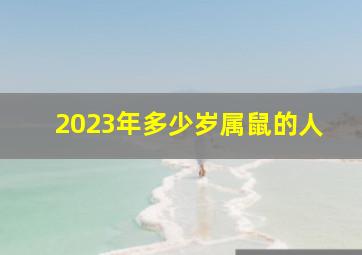 2023年多少岁属鼠的人,08年2023年多少岁