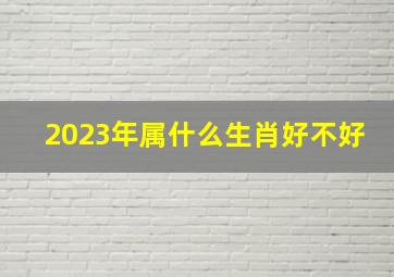 2023年属什么生肖好不好,2023的生肖是什么