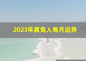 2023年属兔人每月运势,1975年出生属兔人2023年全年运势生肖兔兔年每月运势