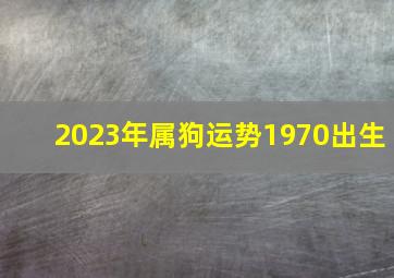 2023年属狗运势1970出生,1970年53岁的属狗人2023年事业运剖析事业开展顺畅