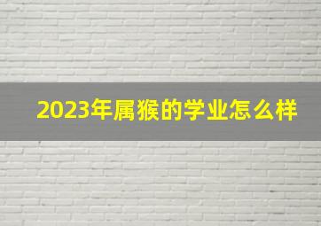 2023年属猴的学业怎么样,04年的属猴男命2023年运势详解大全详细剖析