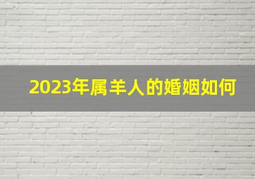 2023年属羊人的婚姻如何,属羊人2023年最佳姻缘配对