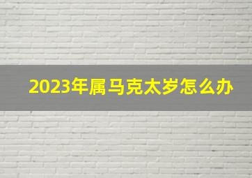 2023年属马克太岁怎么办,属马2023犯太岁戴啥首饰属马2023犯太岁戴什么首饰