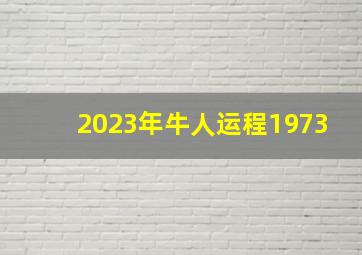 2023年牛人运程1973,1973年出生属牛的人2023年多少岁