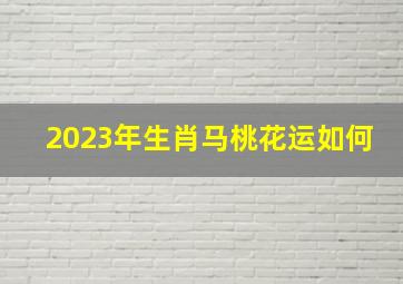 2023年生肖马桃花运如何,生肖马男2023年上半年桃花运揭秘谁是最佳婚配对象呢