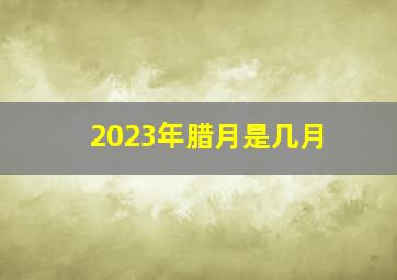 2023年腊月是几月,2023年双春分别是哪一天