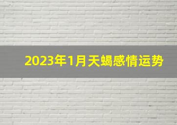 2023年1月天蝎感情运势,2023年上半年天蝎座爱情运旺盛吗惊喜连连