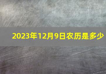 2023年12月9日农历是多少,属猴的2023年12月哪天结婚大吉大利