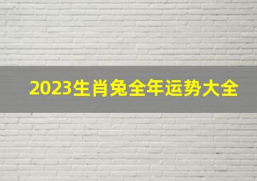 2023生肖兔全年运势大全,2023年属兔人的运势