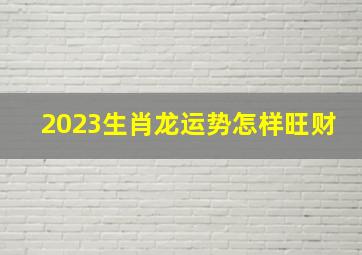 2023生肖龙运势怎样旺财,属龙2023年运程及运势详解2023年属龙人全年每月运势