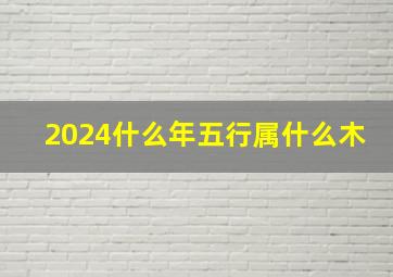 2024什么年五行属什么木,2024年是什么属性年 五行