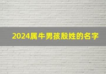 2024属牛男孩殷姓的名字,牛年出生姓殷名字