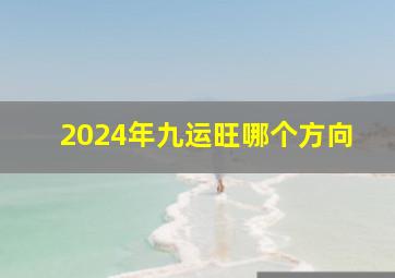 2024年九运旺哪个方向,2024后九运最好生肖哪个生肖运势旺