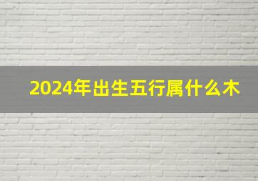 2024年出生五行属什么木,2024年出生的孩子五行属什么