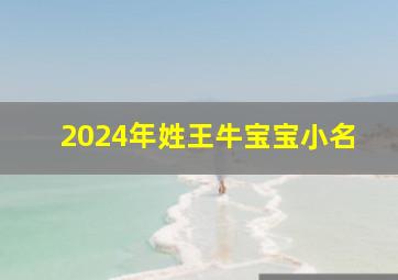 2024年姓王牛宝宝小名,2024牛宝宝王姓