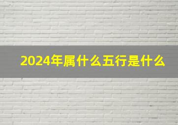 2024年属什么五行是什么,2024年是属什么五行是什么