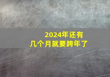 2024年还有几个月就要跨年了,还有几天跨年2023