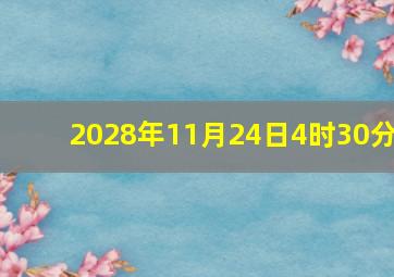 2028年11月24日4时30分