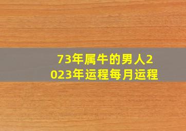 73年属牛的男人2023年运程每月运程,50岁1973年出生的属牛男命2023年上半年运气如何运势详解