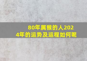 80年属猴的人2024年的运势及运程如何呢,80年猴女2024年运势如何