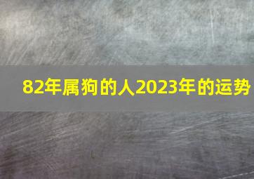 82年属狗的人2023年的运势,1982年41岁的属狗人2023年事业运剖析不太顺利