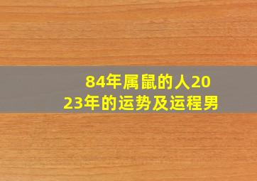 84年属鼠的人2023年的运势及运程男,84年鼠2023年运势及运程