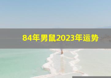 84年男鼠2023年运势,属鼠2023年运势及运程1984年出生