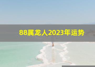 88属龙人2023年运势,巨匠详解：属龙2023年全年运势运程及每月运程