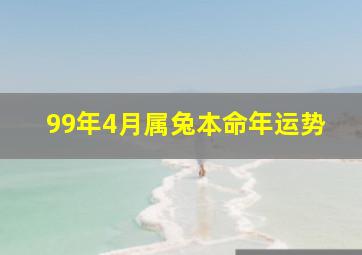 99年4月属兔本命年运势,1999年24岁的属兔人2023年事业如何出人意料的不错